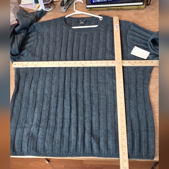 City Chic Womens Ribbed Sweater Flare Sleeve Hunter Green 18 Cozy - Picture 13 of 15